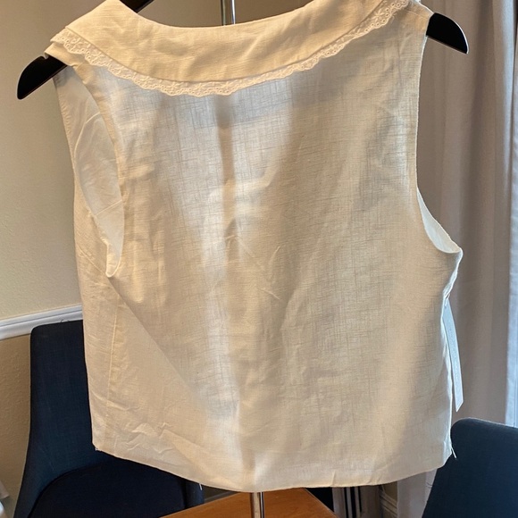 Princess Polly Haruka White High Waist Lace Shorts and Top - Picture 7 of 7